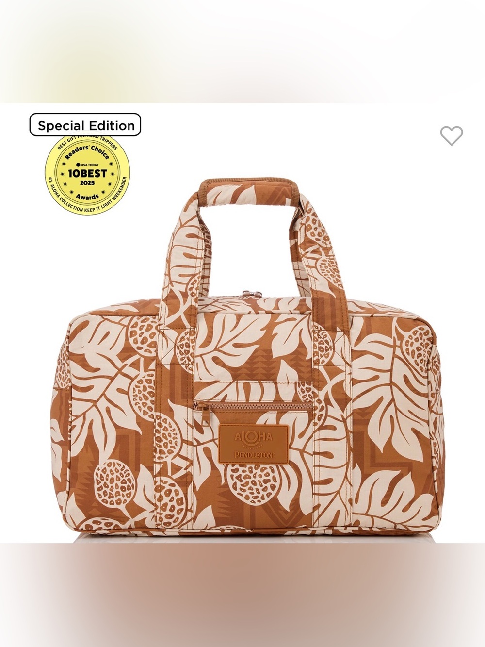 ALOHA Collection x Pendleton Keep It Light Weekender Duffle Bag NWT
